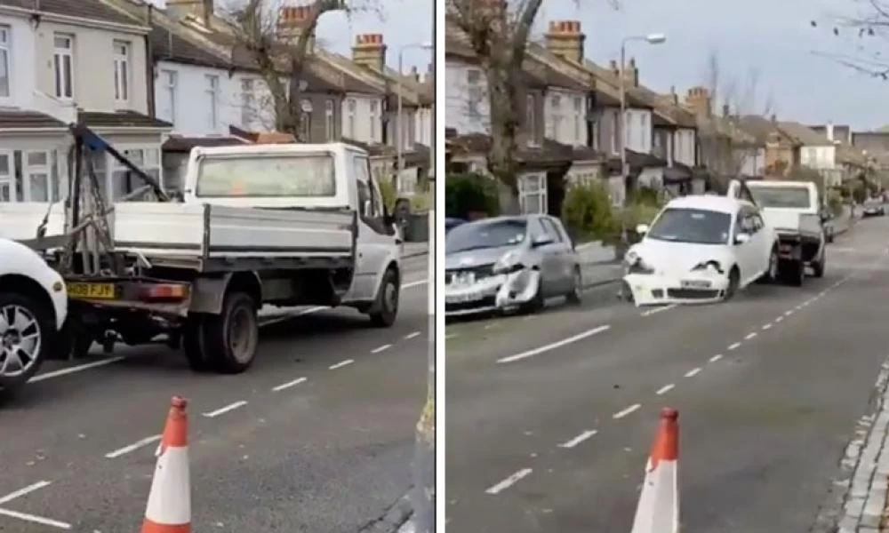 Λονδίνο: Πήγαν να ρυμουλκήσουν όχημα και τράκαραν άλλα τέσσερα!